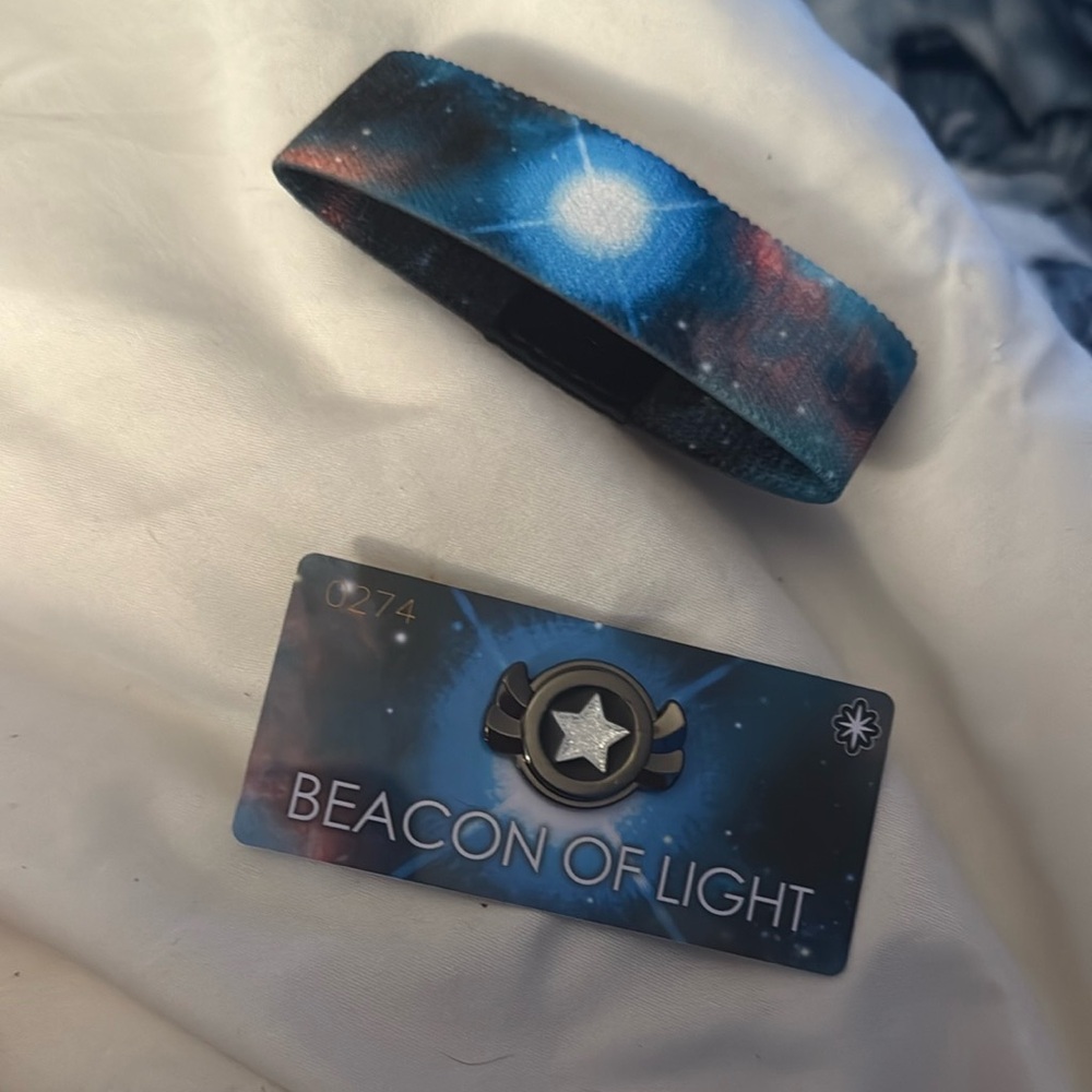 Zox Beacon of light Galaxy-Themed Wristband size medium